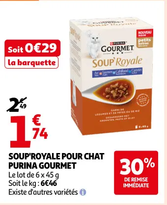 Offre: Soup'royale pour chat