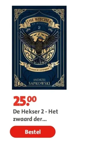 Aanbieding: Boek - De Hekser 2 - Het zwaard der Voorzienigheid