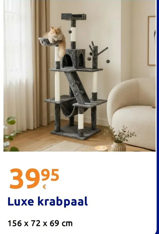 Promotie: Luxe krabpaal