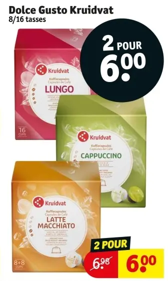 Offre: Koffiecapsules Capsules de Café