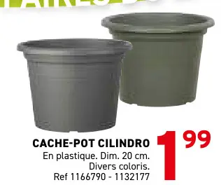 Offre: Cache-pot cilindro