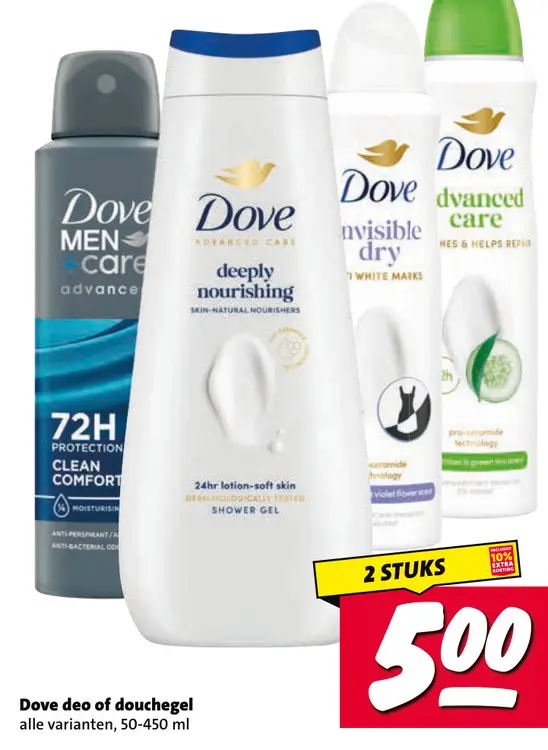Aanbieding: Dove deo of douchegel