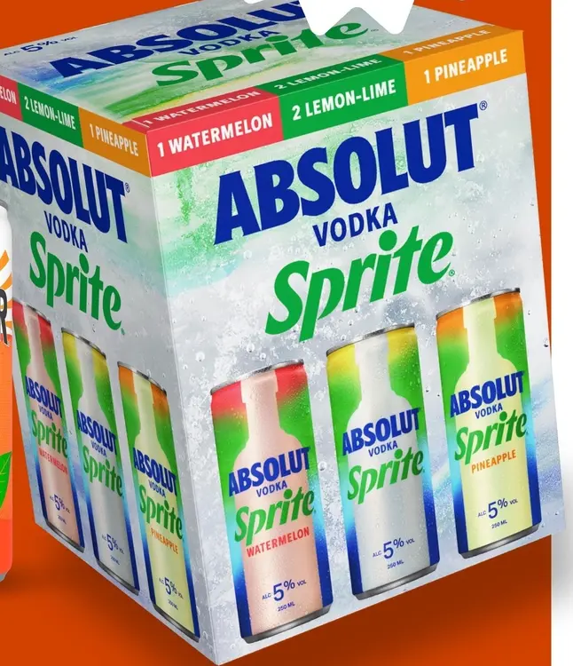 Aanbieding: Absolut Vodka Sprite