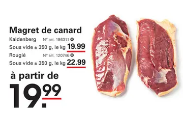 Offre: Magret de canard