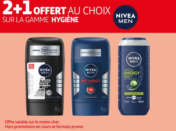 Promotie: Nivea men hygiène