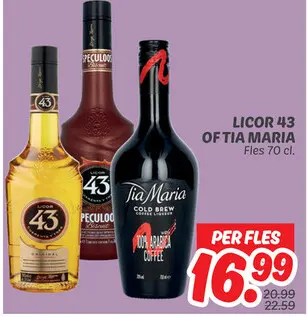 Aanbieding: Licor 43 of Tia Maria