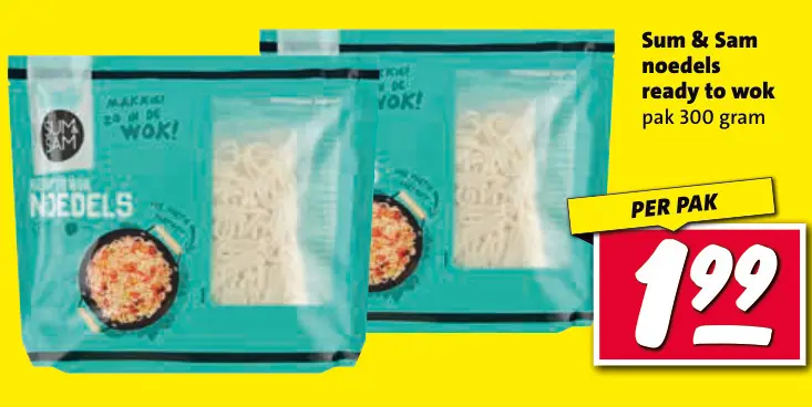 Aanbieding: noedels ready to wok