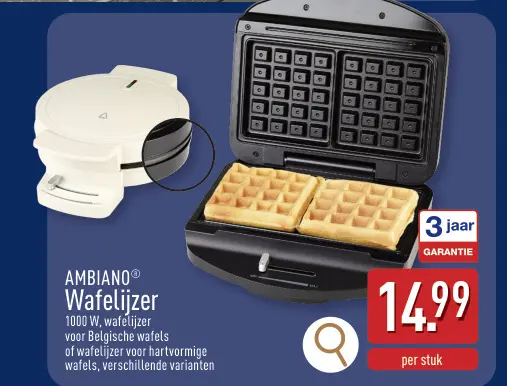 Promotie: Wafelijzer