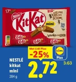 Aanbieding: Kitkat mini