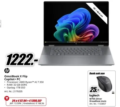 Promotie: OmniBook X Flip Copilot+ PC