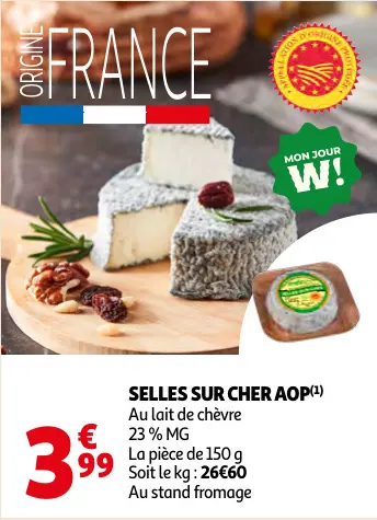 Promotie: Selles sur cher aop