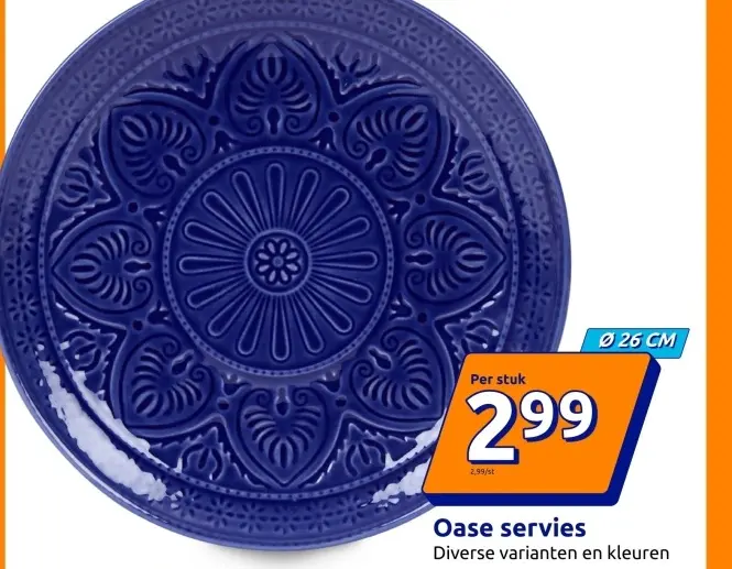 Aanbieding: Oase servies