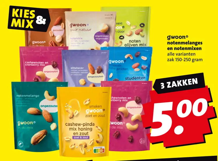 Aanbieding: Notenmelanges en notenmixen
