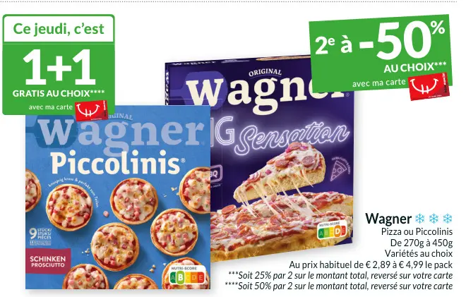 Offre: Pizza ou Piccolinis