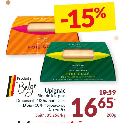 Offre: Bloc de foie gras