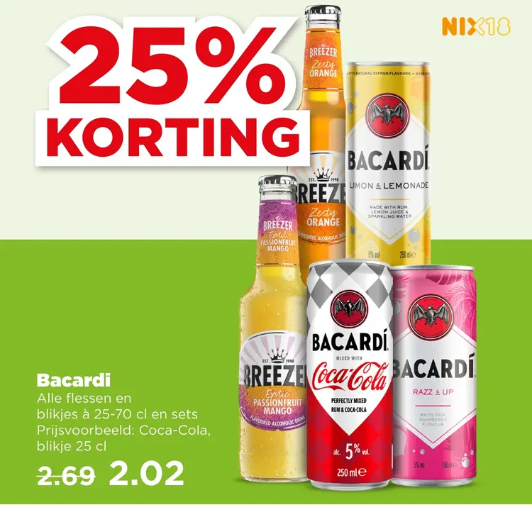 Aanbieding: Bacardi