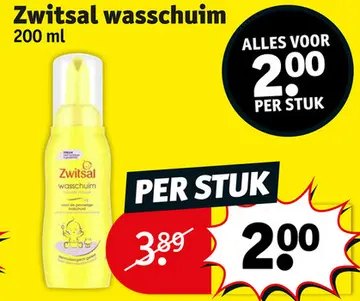 Aanbieding: Zwitsal wasschuim
