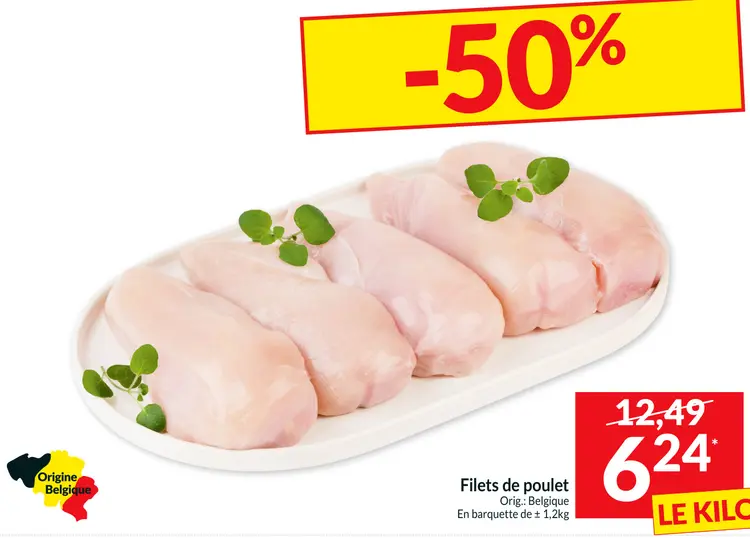 Offre: Filets de poulet