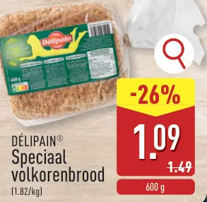 Aanbieding: Speciaal volkorenbrood