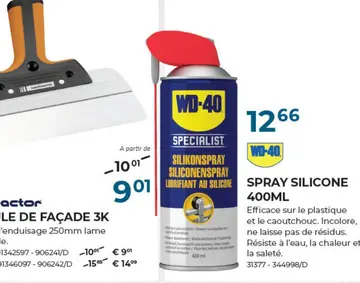 Offre: SPRAY SILICONE