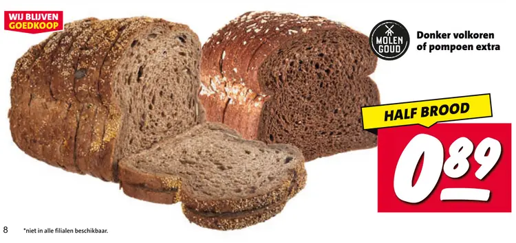 Aanbieding: Donker volkoren of pompoen extra