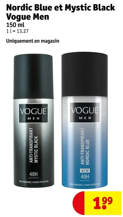 Offre: Nordic Blue et Mystic Black