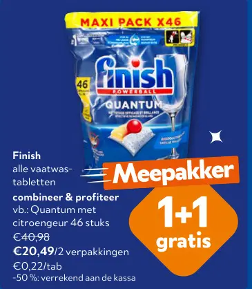 Promotie: alle vaatwastabletten