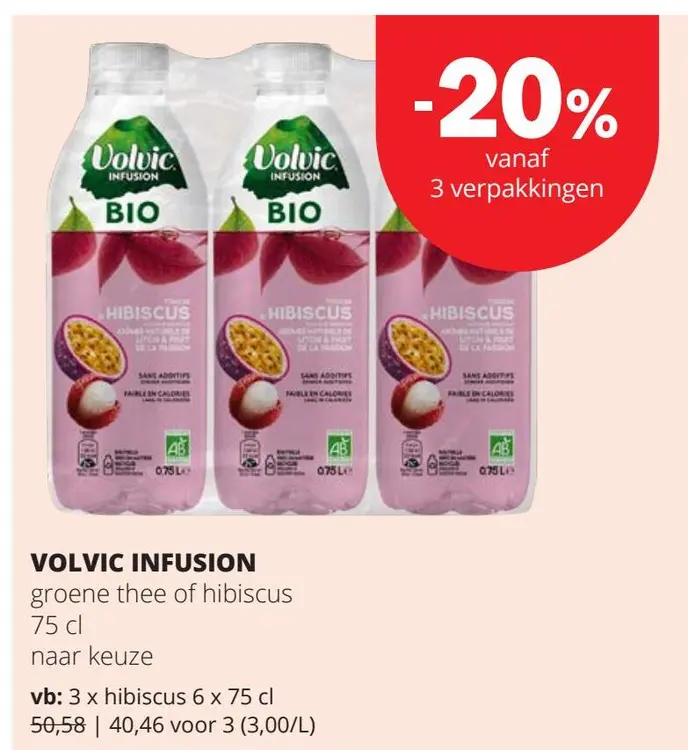 Promotie: Groene thee of hibiscus
