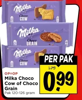 Aanbieding: Milka Choco Cow of Choco Grain