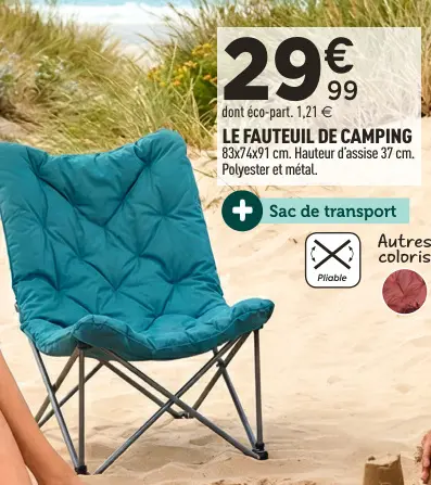 Offre: Le fauteuil de camping