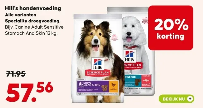 Aanbieding: Hill's hondenvoeding