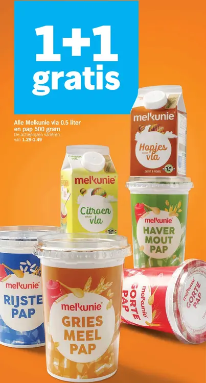 Aanbieding: Vla en pap