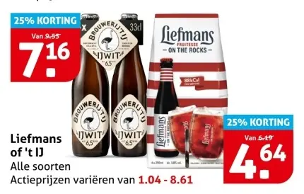 Aanbieding: Liefmans of 't IJ