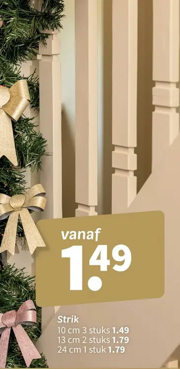 Aanbieding: Strik