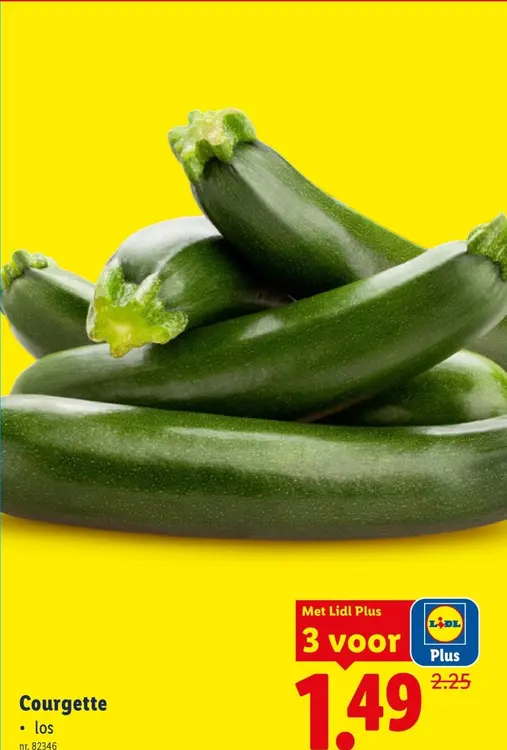 Promotie: Courgette