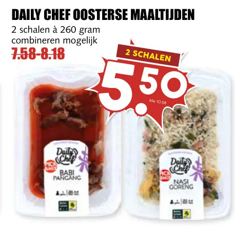 Aanbieding: Oosterse Maaltijden