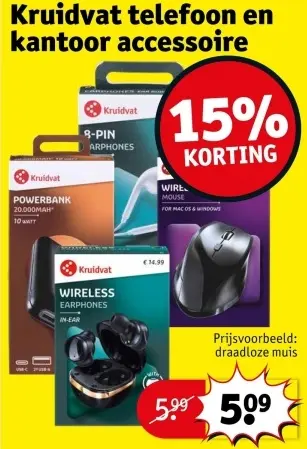 Promotie: Draadloze muis