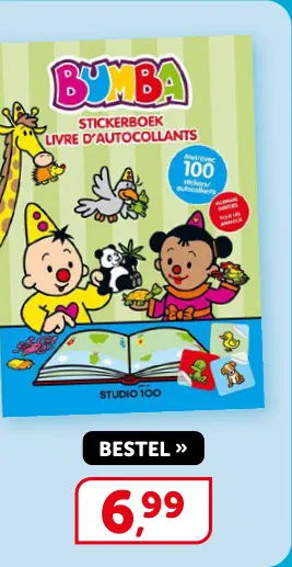 Promotie: Bumba stickerboek