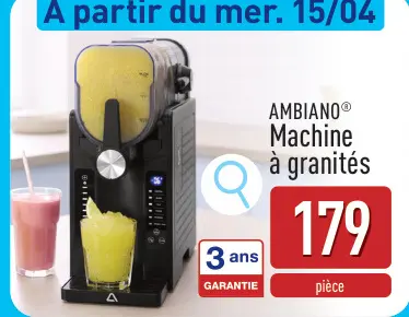 Offre: Machine à granités