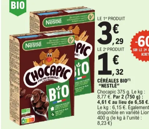 Offre: Céréales bio
