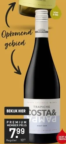 Aanbieding: Trapiche Costa & Pampa Pinot Noir