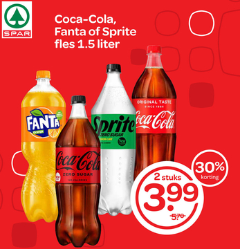 Aanbieding: Coca-Cola  Fanta of Sprite