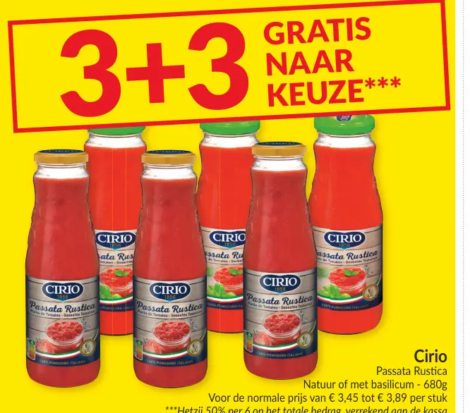Promotie: Passata Rustica
