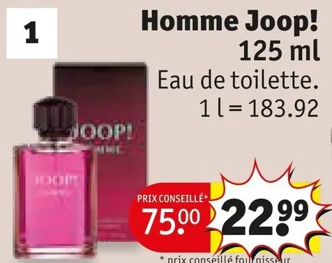 Offre: Homme Eau de toilette