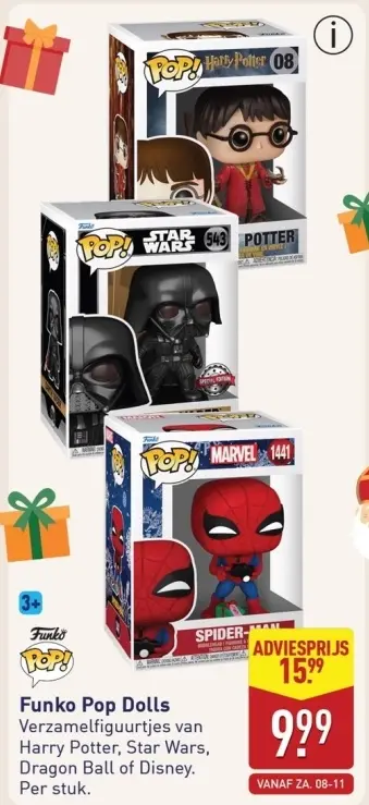 Aanbieding: Funko Pop Dolls