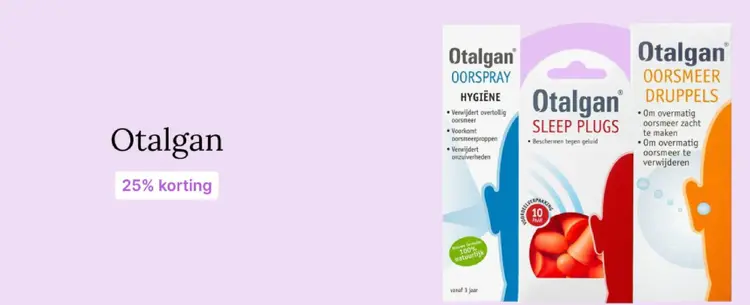 Aanbieding: Otalgan OORSPRAY, Otalgan SLEEP PLUGS, Otalga