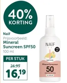 Promotie: Mineral Suncreen SPF50