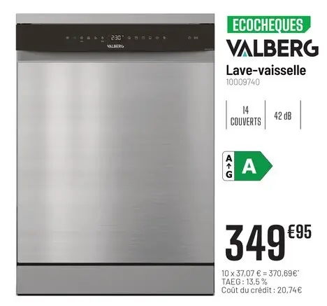 Offre: Lave-vaisselle