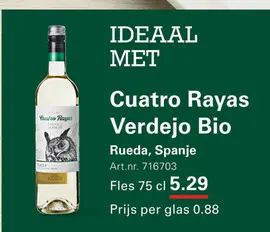 Aanbieding: Cuatro Rayas Verdejo Bio