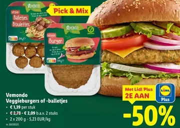 Aanbieding: Veggieburgers of -balletjes